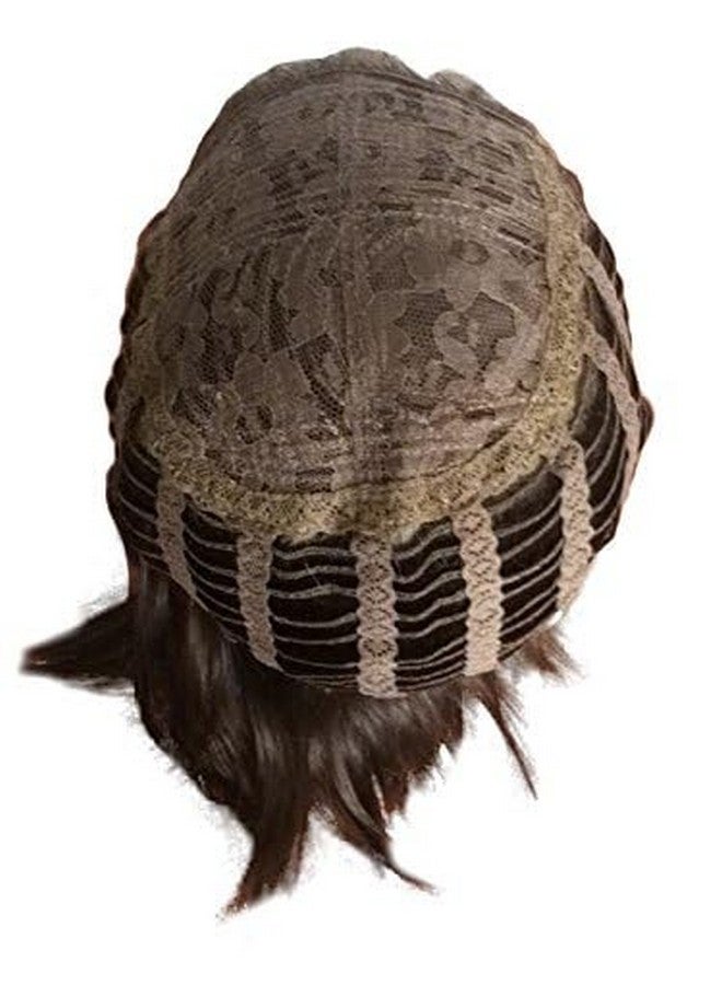 TSNOMORE Shoulder-Length Short Straight Brown Wigs Fashion Women's Full Hair Wig for women (Brown) - Image 4