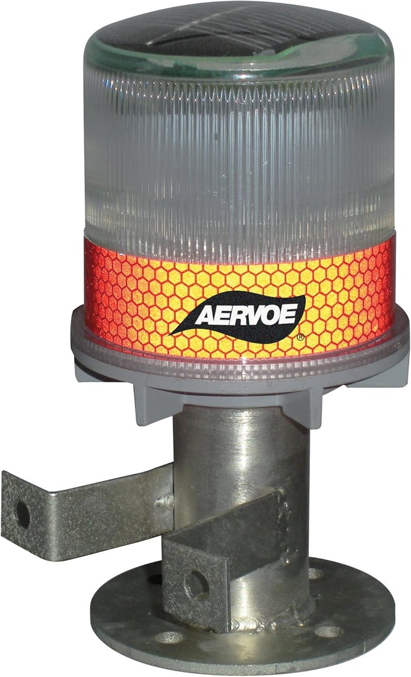 Aervoe Solar Strobe/Signal Light - Red - Image 1