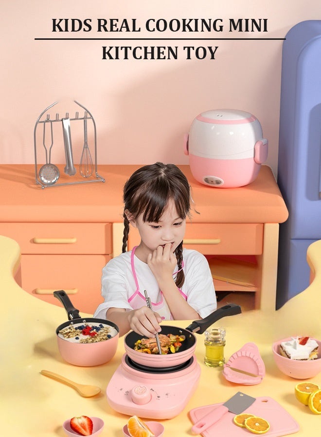 Joudiplay A mini kitchen set for real cooking - the complete little chef's playset for kids and babies to learn and play - Image 1
