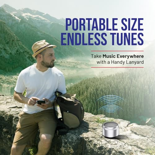 pTron Musicbot Lite 6W Bluetooth Speaker with 8 Hrs Playtime, 2.04" Neo Driver for Pristine Sound, Mini Size Portable Speaker, BTv5.1 Connectivity, TWS Feature & Type C Charging (Silver) - Image 4