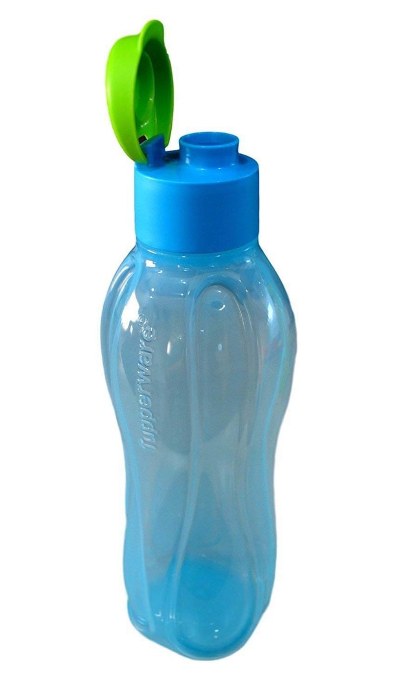 Tupperware Aquasafe Flip Top Bottle 1 L Each  Multicolor Set Of 4 - Image 2