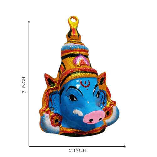 Sri Yagnaa - Varahi Devi face - Varahi Matha Face - Varahi Amman Face Mask (7 Inch) - Image 4