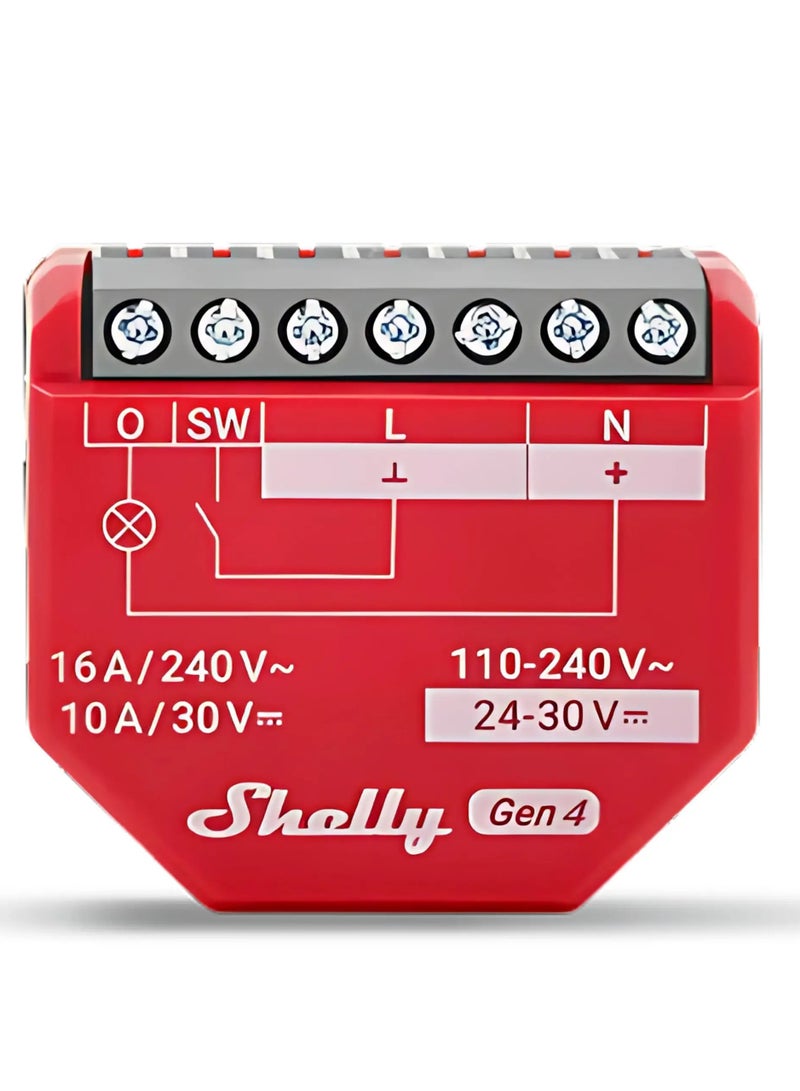 شيلي مفتاح الترحيل الذكي Shelly 1PM Gen4 المزود بتقنية WiFi - Image 3