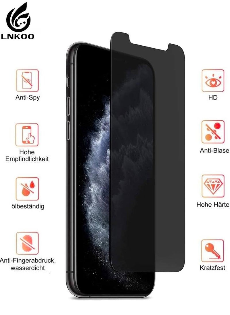 LNKOO - Tempered Glass Screen Protector with Anti-Spy Feature for iPhone XR - Privacy Protection and Maximum Screen Protection Against Scratches and Breakage. - Image 1