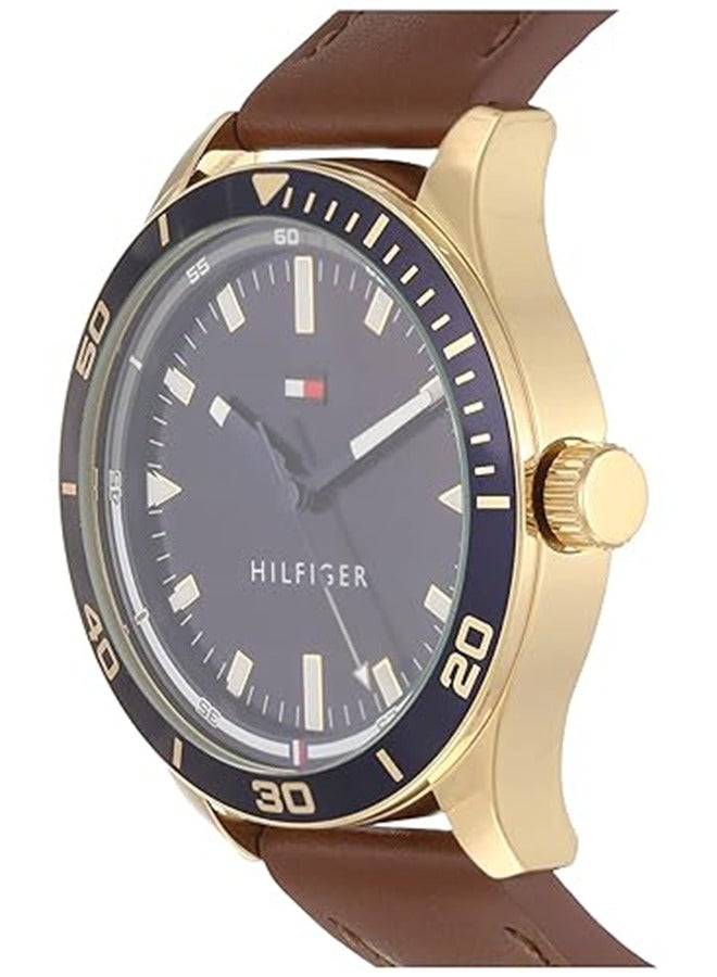 TOMMY HILFIGER ساعة يد تناظرية دائرية الشكل 1791818 - Image 2