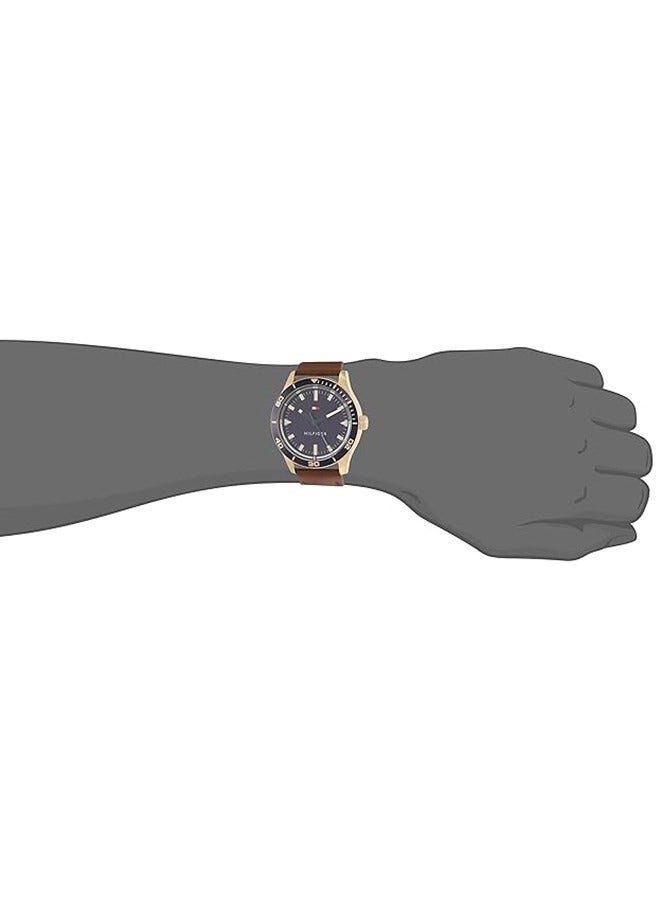 TOMMY HILFIGER ساعة يد تناظرية دائرية الشكل 1791818 - Image 3