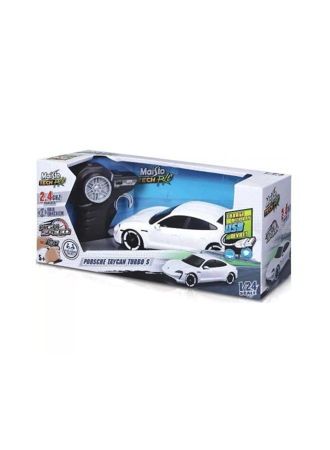 Porsche Maisto Tech RC Porsche Taycan Turbo S Car (1:24) - Image 1