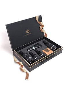 The Man Company Charcoal Grooming Kit (Body Wash (250 Ml), Shampoo (250 Ml), Face Scrub (100 Gm), Face Wash (100 Ml), Cleansing Gel (100 Ml), Soap Bar (125 Gm) - Pack Of 6  - Image 1