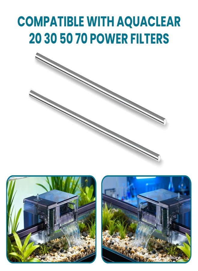 Aocies A16001 Power Filter Impeller Shaft 2 Pack, Fit for AquaClear 20 30 50 and 70 Power Filters, Stainless Steel Impeller Shaft - Image 3