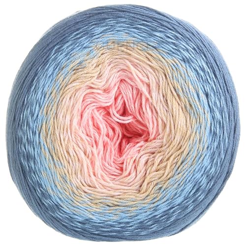 YarnArt Yarn Art YarnArt Flowers Yarn 55 Cotton 45 Acrylic 250gr 1094yds Multicolor Cotton Yarn Rainbow Crochet Yarn Spring Summer 1 Fine Sport Skein 262