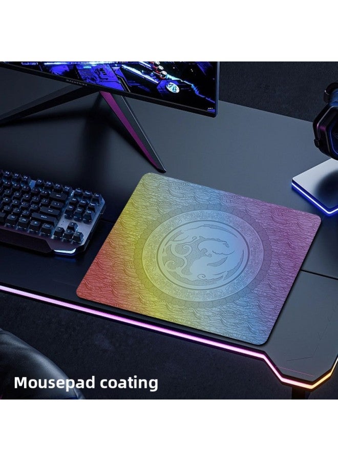 Firewire Competition Streamers Rainbow Magic Coated Coated Game Super Large Small Size Mouse Pad No Edge Fps E-Sports-Color:400*450*4-Pattern:3  - Image 1