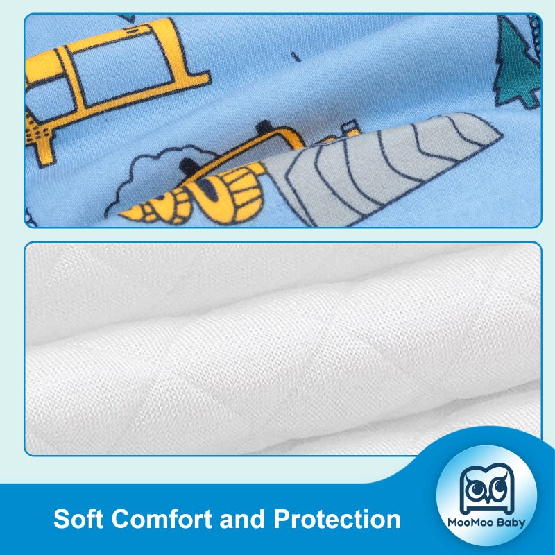 MooMoo Baby Training Underwear 4 Packs Absorbent Toddler Potty Training Pants for Boys and Girls-Cotton Animal Print 2T-6T - Image 3