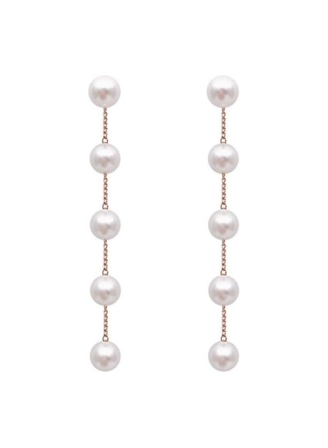 أوزيغالور أقراط بوهو بِلَّورية متدلية | أقراط فضية عتيقة للنساء والبنات - Image 2