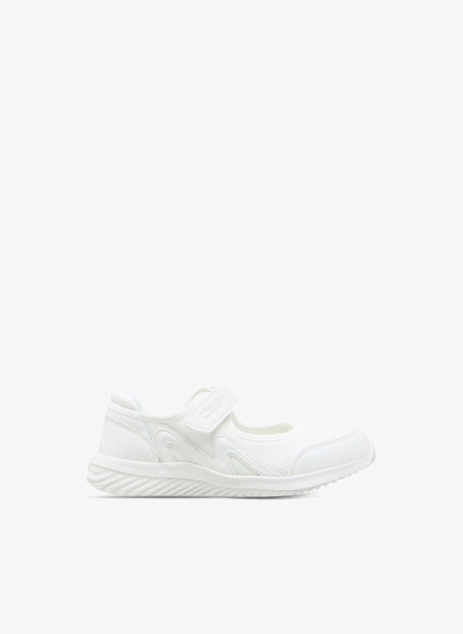 Kappa Girls' Textured School Shoes with Hook and Loop Closure - Image 1