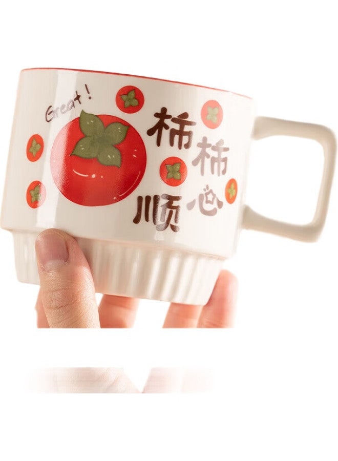 Caizhi Ceramic Mug, Coffee Cup, Tea Cup, Holiday Gift For Men And Women, Gift Box Set Cz6939 - Image 1