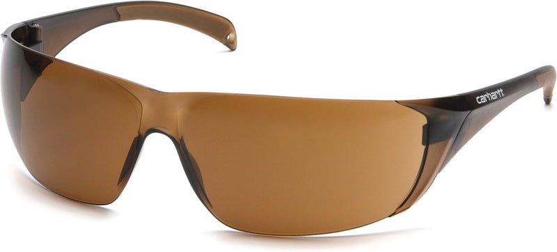 Carhartt Billings Safety Glasses with Sandstone Bronze Temples and Lens - Image 1