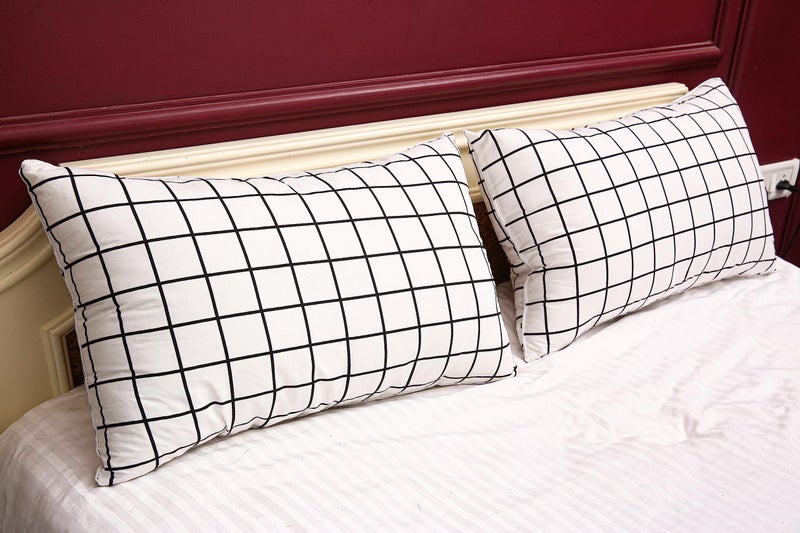 BETTER SLEEP furnishing BETTER SLEEP furnishing Standard Size Pillows for Sleeping Set of 2, Microfiber Pillows, Supportive Bed Pillow for Side Sleepers (Standard, 17x27 Inch) 6 Months Warranty  - Image 1