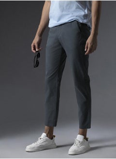 HIGH STAR Men Charcoal Trousers  - Image 2