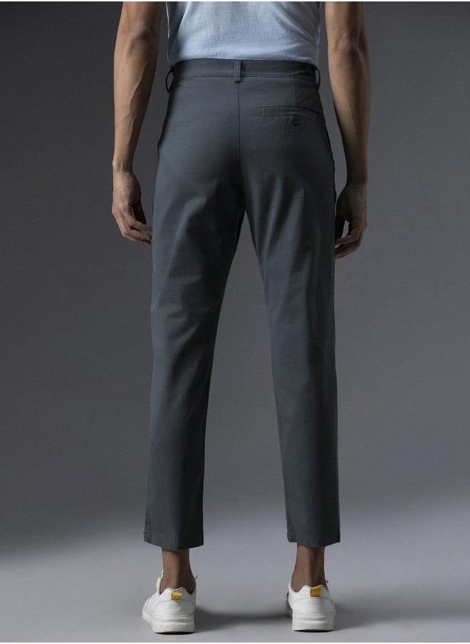 HIGH STAR - Men Charcoal Trousers - Image 1