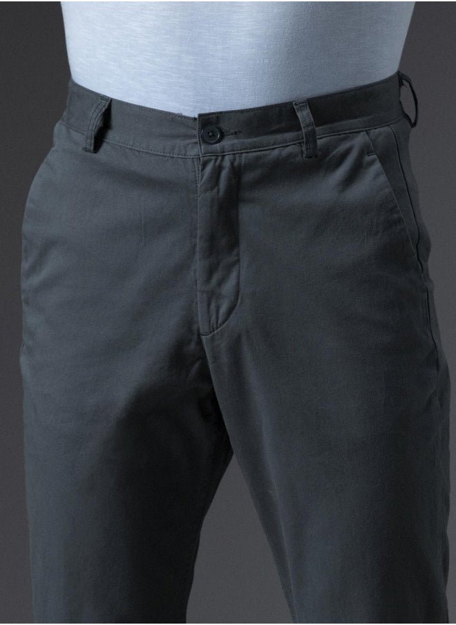 HIGH STAR - Men Charcoal Trousers - Image 1