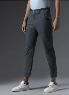 HIGH STAR Men Charcoal Trousers  - Image 3