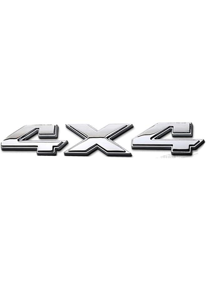 PROMASS Metal+aluminum 3D 4x4 Displacement Car stickers Logo Emblem Badge Truck Auto Motor Car Styling Sticker Decal - Image 1