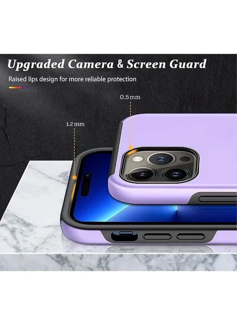 X-level iPhone 14 Pro Case Cover With Finger Ring Military Grade Metal Stand Kickstand [Support Magnetic Car Holder] Phone Comfortable Hold Feeling Anti-scratch Shockproof Back Cover For iPhone 14 Pro  - Image 5