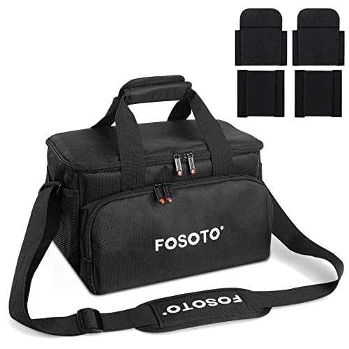 FOSOTO Large Capacity Photography Camera Bag Video Camera Camcorder Bag Case Compatible with Canon Vixia HF G50 EOS 80D 90D 6D Mark II Panasonic HC-X1500 HC-X2000 Sony HDR-CX900 DSLR SLR Camera - Image 1