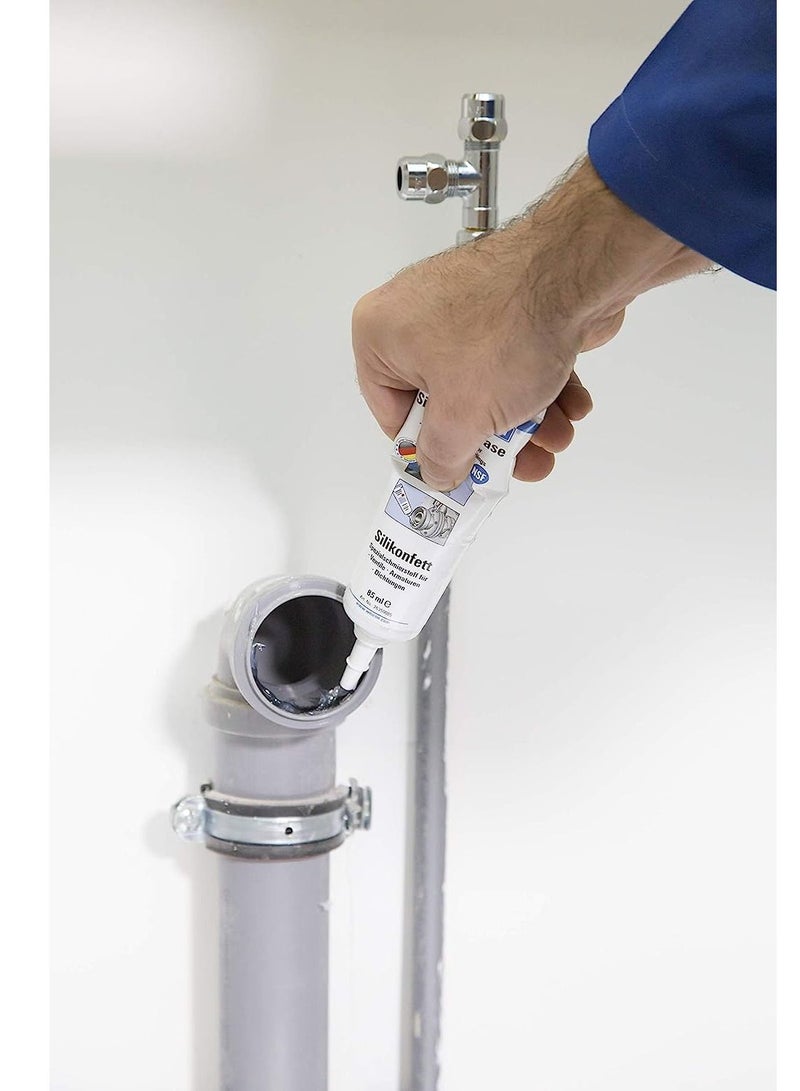 Weicon Silicone Grease, 1 kg, NSF certified, BAM Tested, Highly adhesive lubricant - Image 2