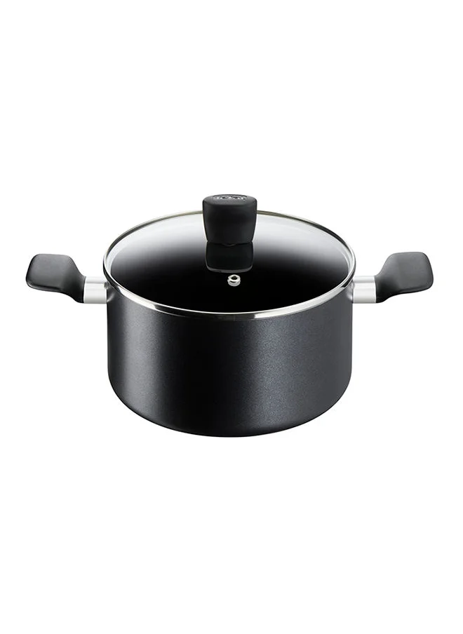 Tefal Tefal Super Cook Stewpot With Lid Nonstick Black 22 cm