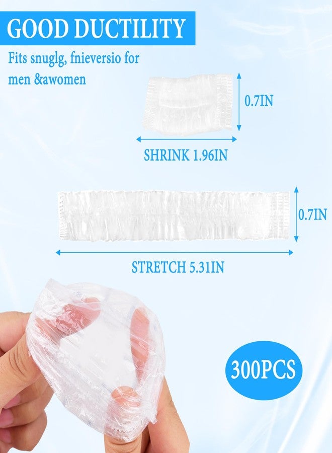PKRFCJ 300pcs Waterproof Ear Covers for Shower, Hair Dye, Swimming; Plastic; Transparent; Unisex Adult - Image 4