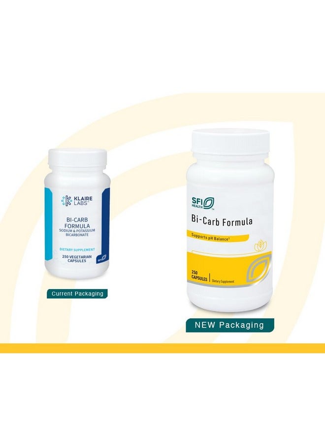 Klaire Labs - Klaire Labs Sodium Bicarbonate & Potassium Bicarbonate Supplement - Key Components That Help Maintain Healthy pH (Acid/Base) Balance - Gastrointestinal Support - Bi-Carb Formula (250 Capsules) - Image 1