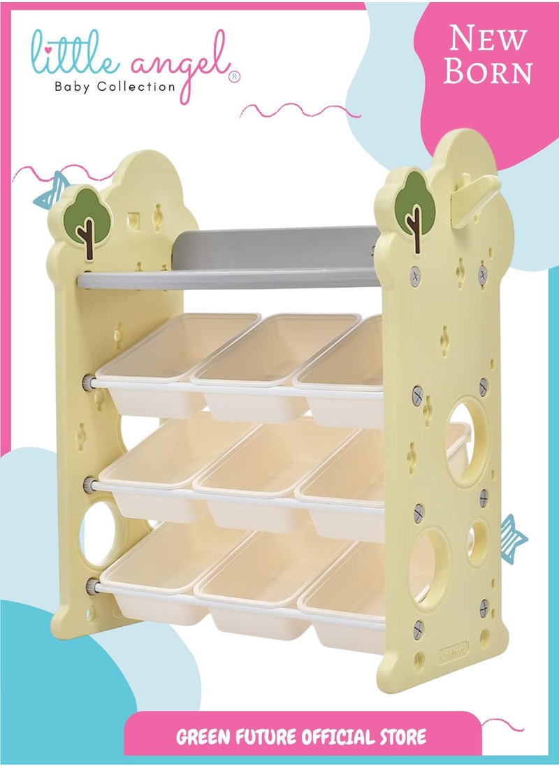 Kids Toy Organizer with Bins - Tree-Themed Multi-Layer Shelf for Organizing Toys, Books, and Accessories, Perfect for Playroom and Bedroom - pzsku/Z3CA14FEF7D825A76A534Z/45/_/1736081601/da39dff3-b250-40de-b35f-6c37977f9c11