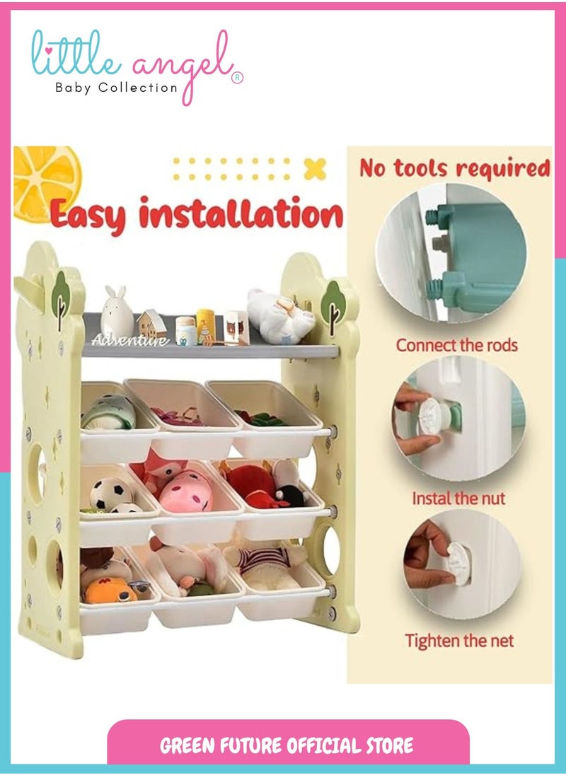 Kids Toy Organizer with Bins - Tree-Themed Multi-Layer Shelf for Organizing Toys, Books, and Accessories, Perfect for Playroom and Bedroom - pzsku/Z3CA14FEF7D825A76A534Z/45/_/1736081621/edf058f0-bf6c-4276-ace1-873513fe89bb