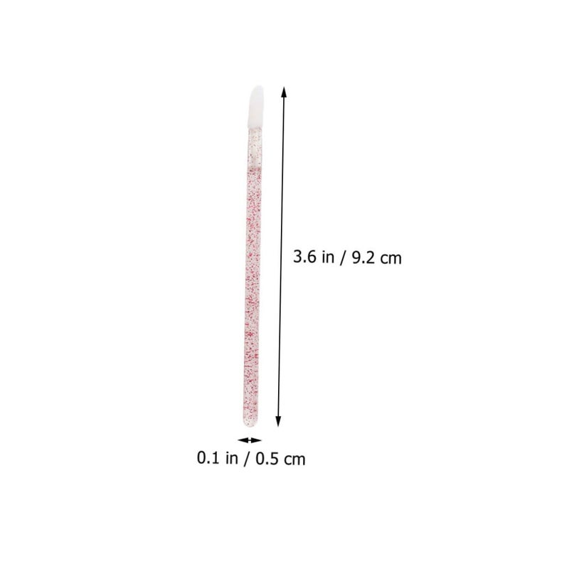 Disposable Lip Gloss Brush Makeup Applicators 350pcs Plastic Lipstick Applicator Wands Portable for Professional Makeup and Travel Use Assorted style - Image 2
