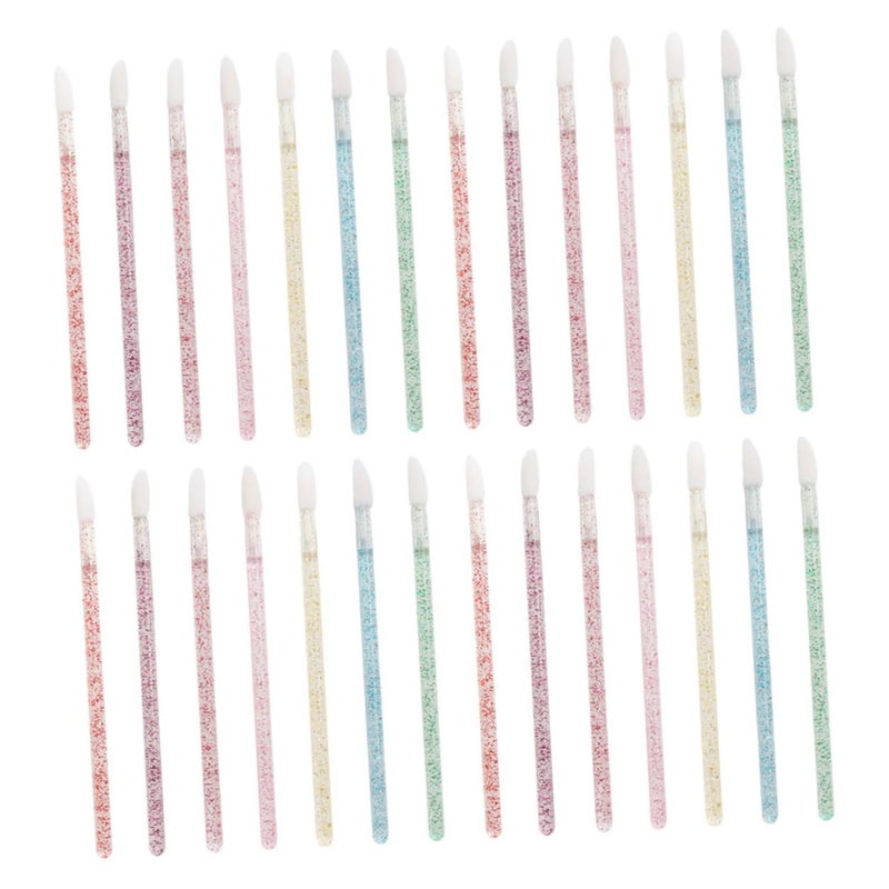 Disposable Lip Gloss Brush Makeup Applicators 350pcs Plastic Lipstick Applicator Wands Portable for Professional Makeup and Travel Use Assorted style - Image 1