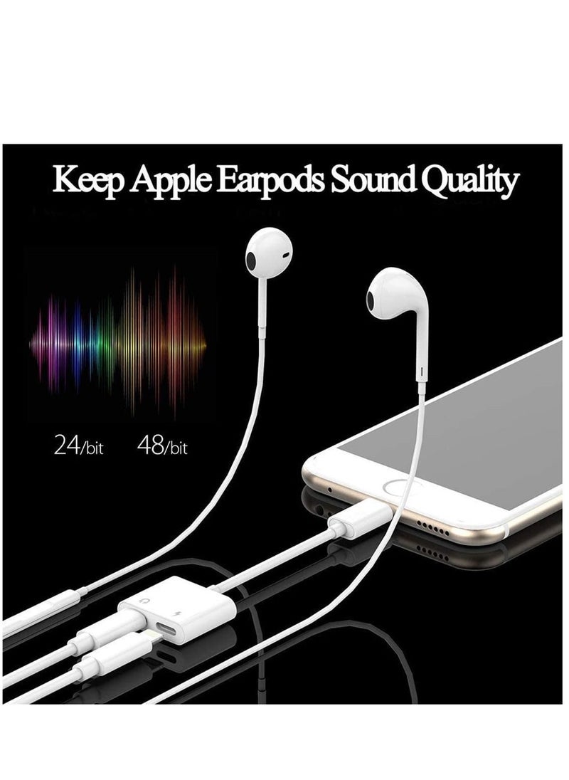 Tphone - TPhone charger and headphone adapter compatible with iPhone 7 / 8 / 7 / 8 / X / XR / XS Max / 11 Pro Max / 12 / 13 Pro Max / 14 Max - Image 1