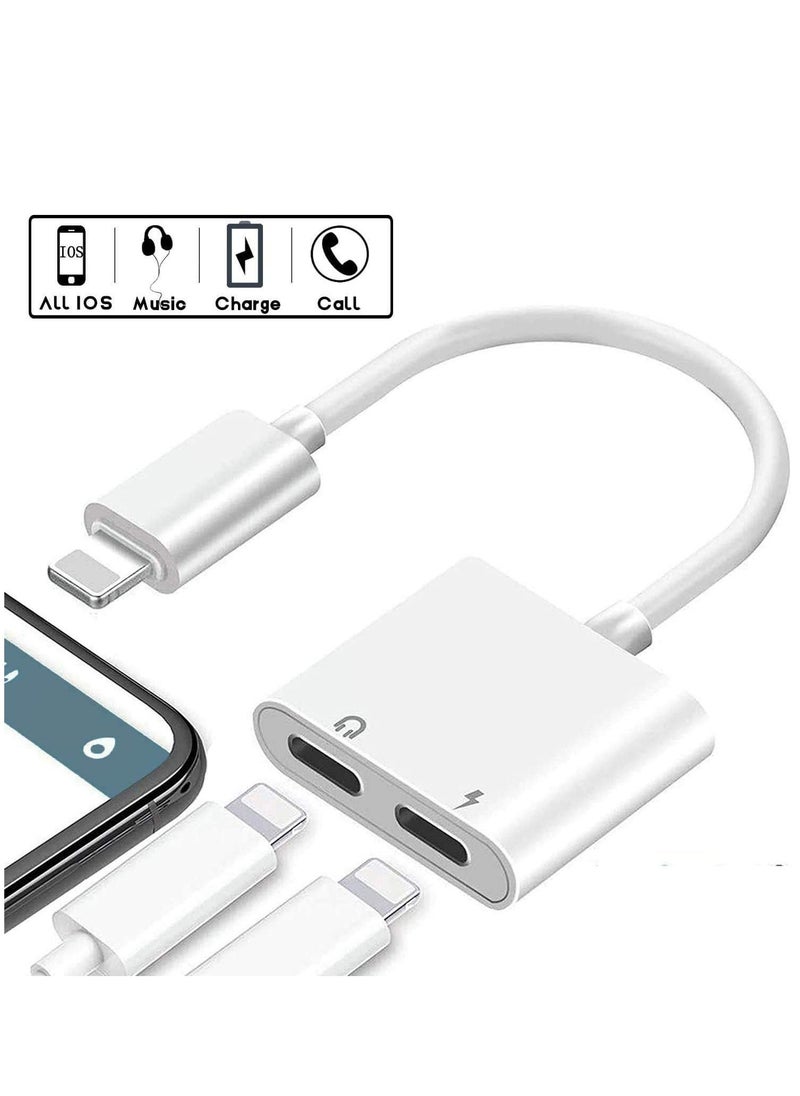 Tphone - TPhone charger and headphone adapter compatible with iPhone 7 / 8 / 7 / 8 / X / XR / XS Max / 11 Pro Max / 12 / 13 Pro Max / 14 Max - Image 1
