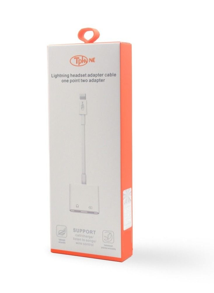 Tphone - TPhone charger and headphone adapter compatible with iPhone 7 / 8 / 7 / 8 / X / XR / XS Max / 11 Pro Max / 12 / 13 Pro Max / 14 Max - Image 1