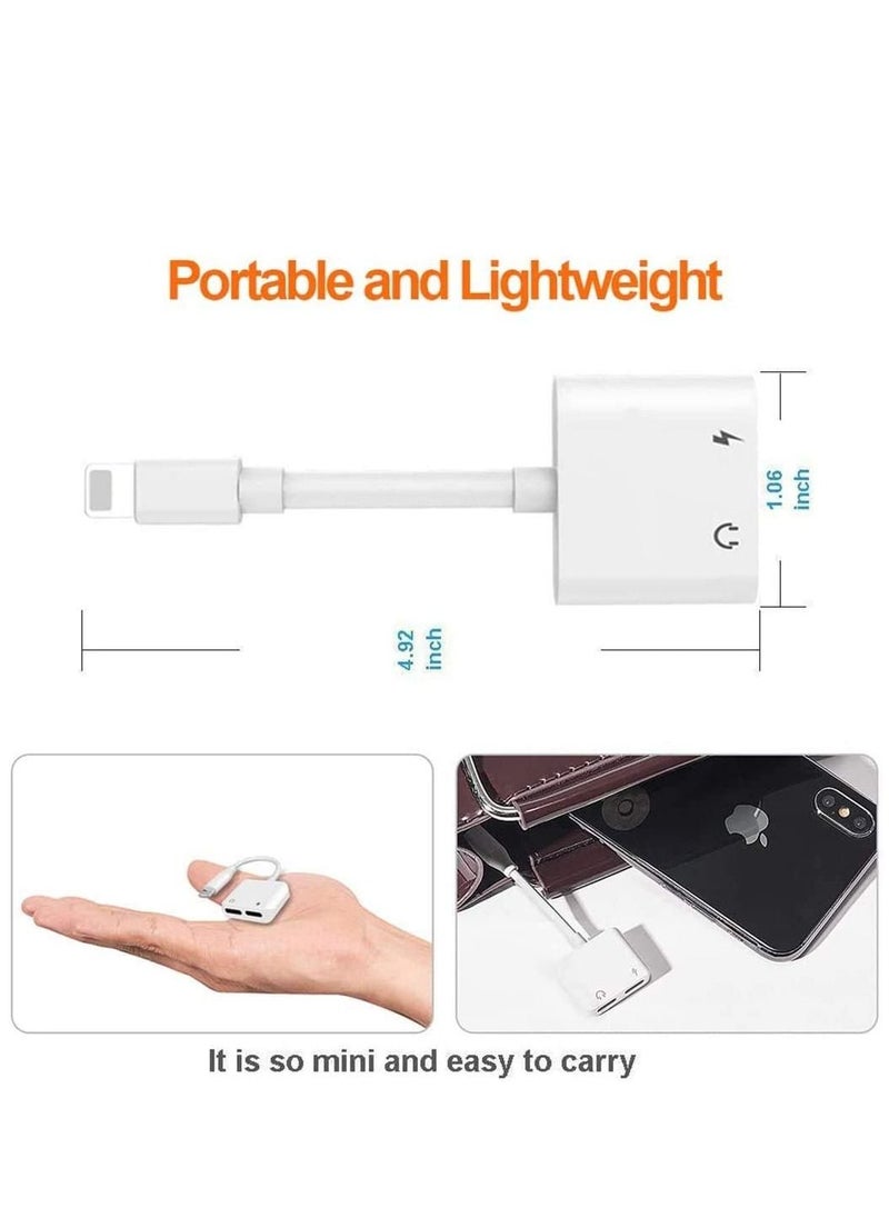 Tphone - TPhone charger and headphone adapter compatible with iPhone 7 / 8 / 7 / 8 / X / XR / XS Max / 11 Pro Max / 12 / 13 Pro Max / 14 Max - Image 1