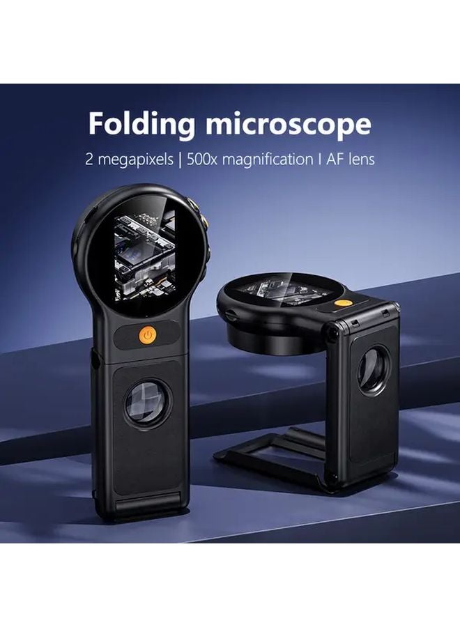 بلاك ٥٠٠X منظار رقمي محمول باليد يعمل بالبطارية ويو اس بي محمول مع التركيز التلقائي - Image 2