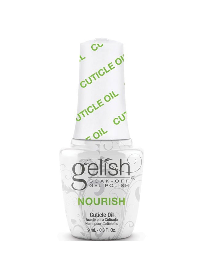 Gelish زيت الأظافر المغذي المصغر - تركيبة مرطبة ومغذية لأظافر وقصبات صحية - سريع الامتصاص، غير دهني، مثالي للاستخدام المنزلي والمهني (0.3 أونصة سائلة) - Image 1