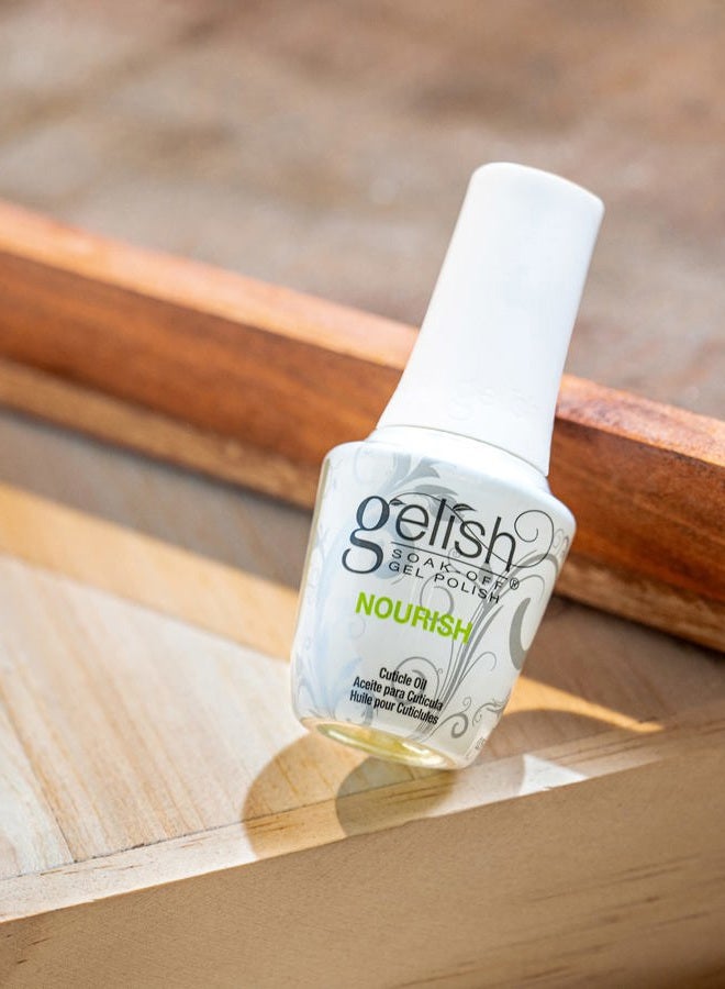 Gelish زيت الأظافر المغذي المصغر - تركيبة مرطبة ومغذية لأظافر وقصبات صحية - سريع الامتصاص، غير دهني، مثالي للاستخدام المنزلي والمهني (0.3 أونصة سائلة) - Image 3