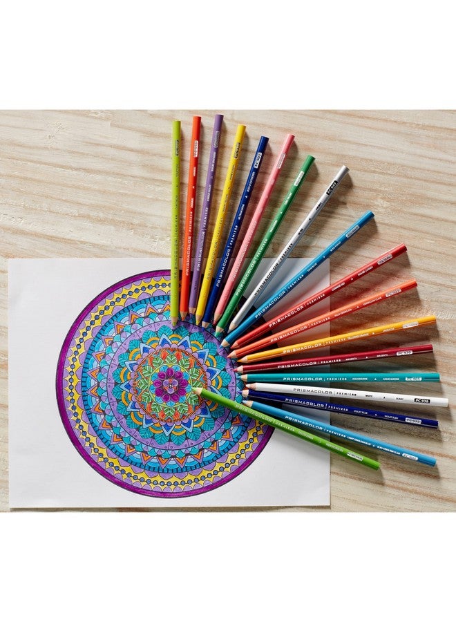 بريزما كالر أقلام رصاص ملونة من شركة Premier، ذات قلب ناعم، عبوة من 24 قطعة - Image 2