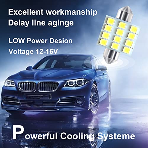 stymart 24 PCS Interior Car Lights, Dome Light Car Bulb Kit Set T10 31mm 41mm LED Interior Replacement Bulbs for Car Interior Lights Dome Lights Plate Lights Map Lights Door Lights License - Image 3