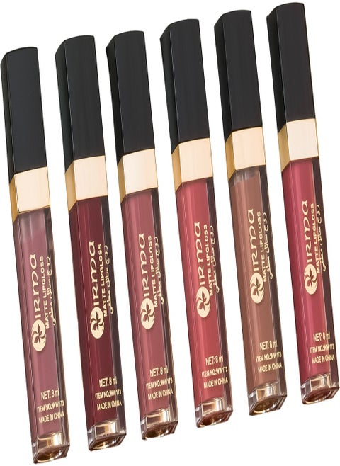 Long Lasting Matte Lipgloss 6 Piece