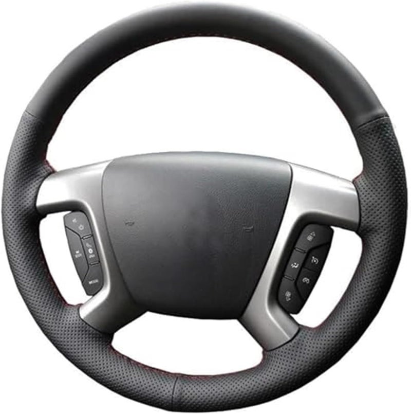 Wivplex Anti-Slip Leather Steering Wheel Cover for GMC Sierra - Image 1