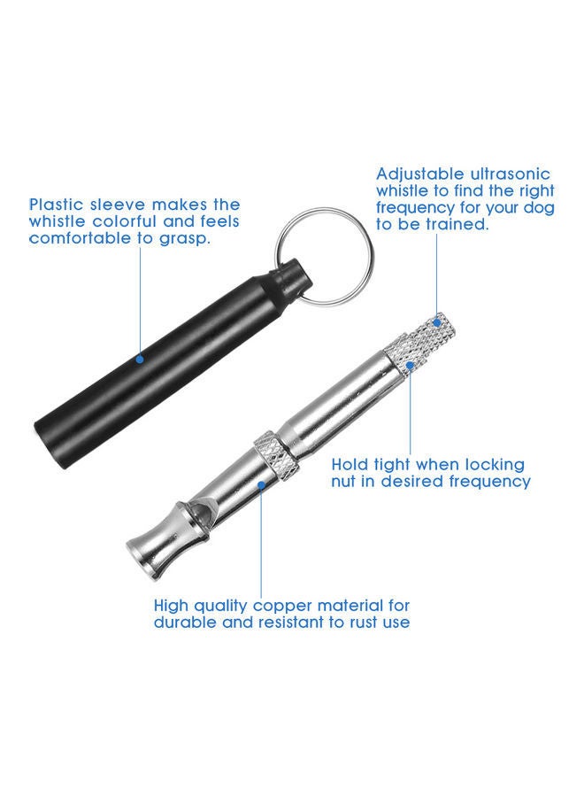 NIBEMINENT Pet Dog Training Adjustable Whistle Black/Yellow - Image 4