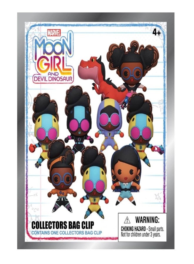 Monogram Moon Girl and Devil Dinosaur Series 1 - 5" Collectible Bag Clip - Blind Bag (ONE Random Figure) - Marvel Animated Character Keychain/Backpack Accessory | Official Licensed Merchandise - Image 1