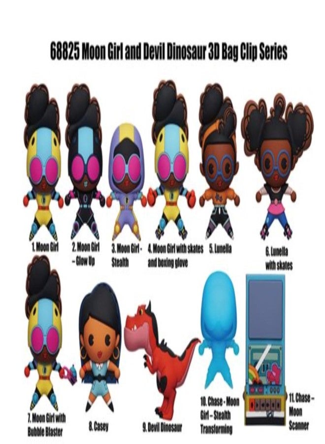 Monogram Moon Girl and Devil Dinosaur Series 1 - 5" Collectible Bag Clip - Blind Bag (ONE Random Figure) - Marvel Animated Character Keychain/Backpack Accessory | Official Licensed Merchandise - Image 2